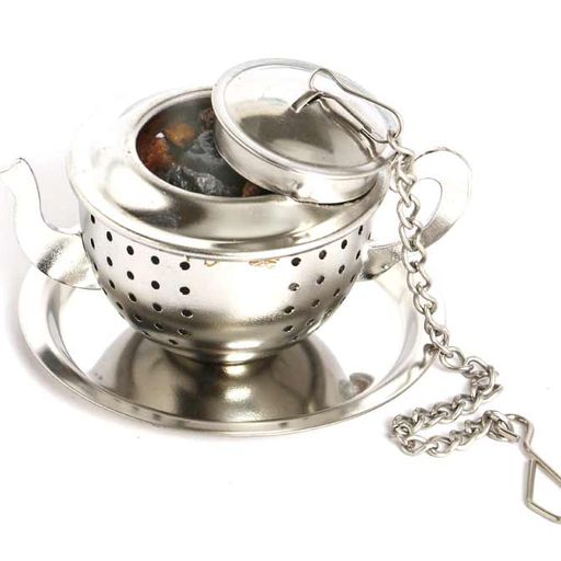 Enchanteas Winter Berries Infusion in Tin Box with Stainless Steel Infuser Set in Drawastring Jute Bag- Ideal for Gifting